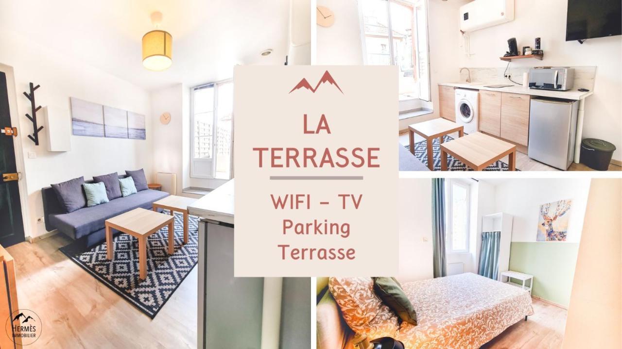 La Terrasse - Appartement Cosy Et Parking A Grenoble Zewnętrze zdjęcie